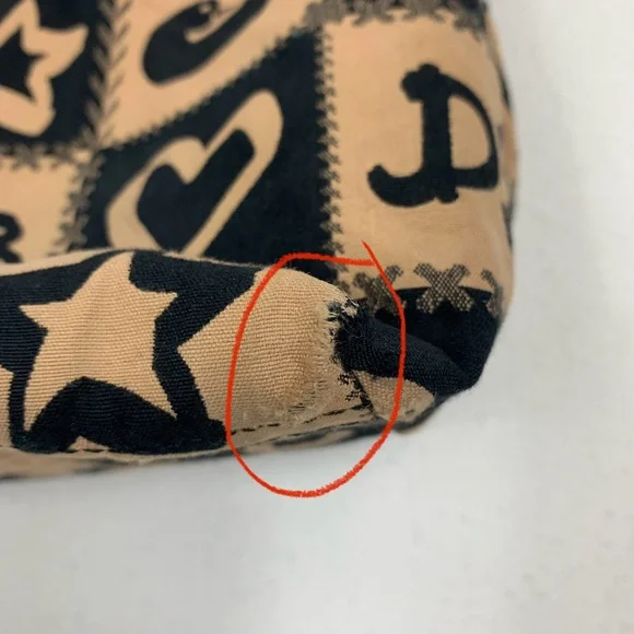 Dooney & Bourke Tan and Black Patterned Bag - Picture 14 of 16